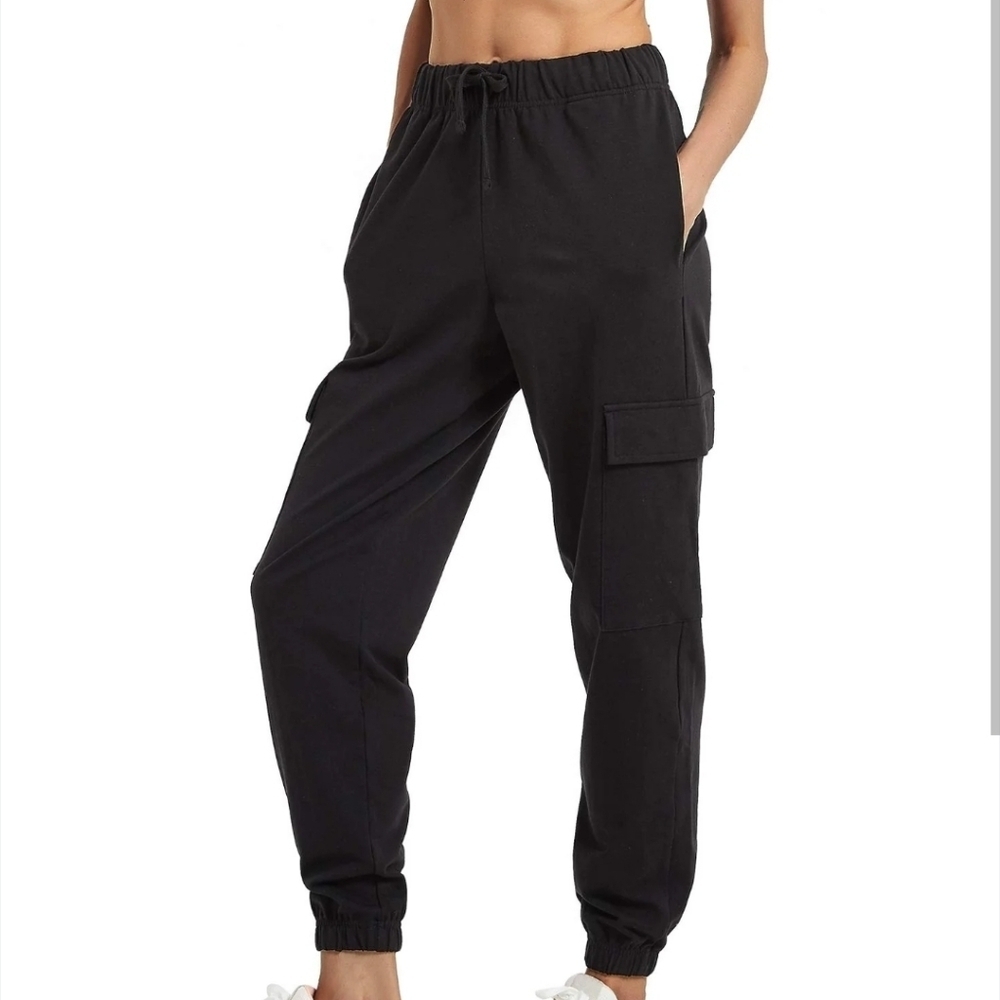 2 Women's Urban Heritage Gray Camo & Black Jogger Pants - M Great Condition
